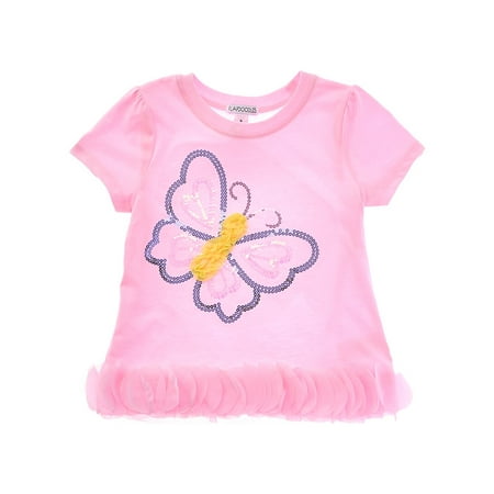 Flapdoodles girls Tulip Sleeve Top, 4