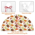 thumbnail image 4 of Lsque Thanksgiving Turkey Print Christmas Tree Skirt, Tree Skirt with Ties or Velcro, Perfect for Holiday Decorations, Halloween, and New Year-30", 4 of 7