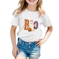 thumbnail image 4 of Xyant Halloween Shirts for Toddler Girls Pumpkin Ghost Tshirts Kids Fall Spooky Season Short Sleeve Tee Tops,Size 2-3 Years, 4 of 6