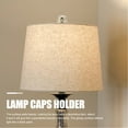 thumbnail image 4 of 8 Pcs Embout de Lampe Bouton de Lumière Décor Embout de Lampe Embout Taraudé Fourniture de Décoration, 4 of 8