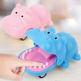 thumbnail image 3 of Biting Hand Crocodile Mouth Pull-back Car Toy Cartoon Hippo Puppy Animal Pull Back Toy Car Press Teeth Bite Fingers Tricky Toy, 3 of 11