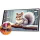 thumbnail image 5 of 5D DIY completo redondo taladro diamante pintura nieve animal kit decoración del hogar arte arte, 5 of 9