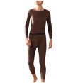 thumbnail image 2 of Fewfanhot Men Solid Graphene Wool Blend Thermal Set Long Sleeves for Advanced Insulation in Winter Snowy Cold Weather, 2 of 8