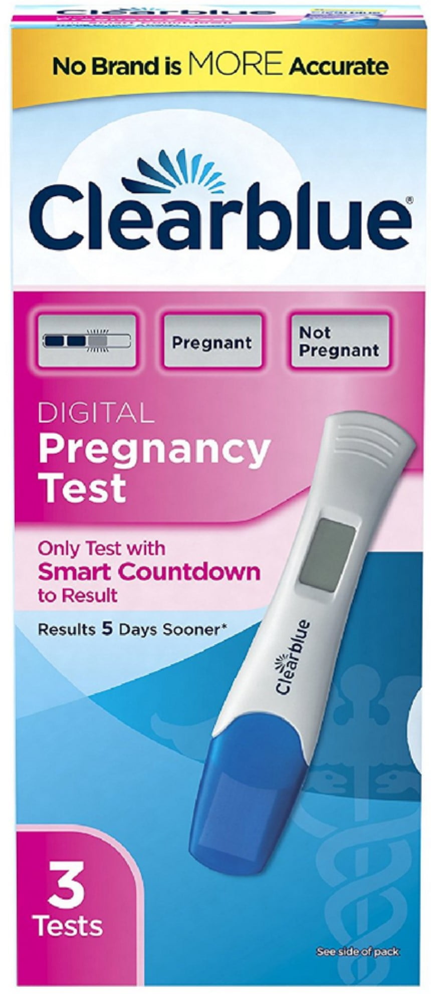 2 Pack Clearblue Easy Digital Pregnancy Test 3 Each