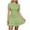Green, variant on QSXADF Women One Shoulder Dress Summer Hem Mini Dress A Line Dress Short Sleeve Slim Short Mini Solid Ruched Ruffle Daily Casual Everyday Summer Dress For Women
