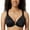 Black, variant on DELIMIRA Women's Front Closure Racerback Bras Plunge Unlined Underwire Full Coverage Seamless