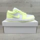 thumbnail image 2 of Ni - ke Air Jordan 1 Low Women's Size 10 Platinum White Citron Lemonade NEW DC0774-007, 2 of 5