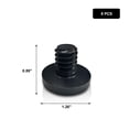 thumbnail image 2 of Pernos de repuesto, 20 unidades, negros, para cobertizos de almacenamiento Suncast/Craftsman, 2 of 7