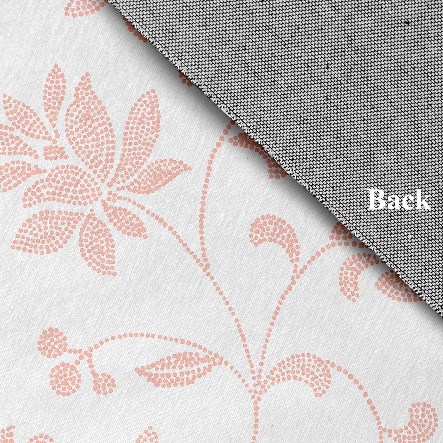 3' x 5' Simply Daisy Traditional Floral French Country Chenille Area Rug, Blush