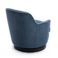 thumbnail image 4 of Newboti Furniture Richfield Cadet Blue Wood Base Swivel Chair 19415, 4 of 9