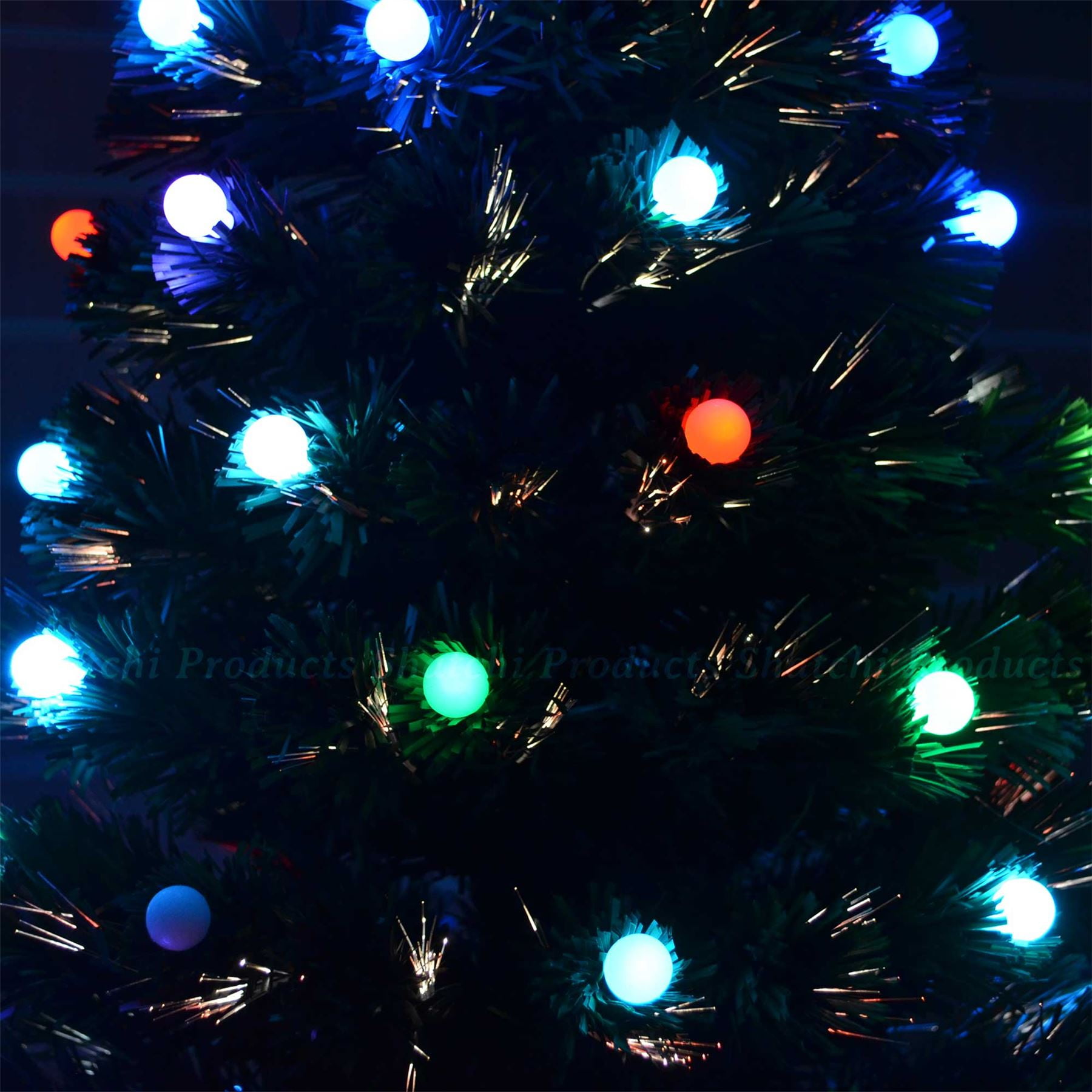4ft Christmas tree Fiber Optic Pre-Lit xmas tree with LED Lights Christmas