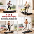 thumbnail image 4 of Riedhoff Folding Walking Pad Treadmill for Home, 3.0 HP Under Desk Treadmill with Smart APP, Black, 4 of 10