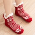 thumbnail image 4 of Yoyauz Women's Slippers, Plush Socks, Fluffy And Comfortable, Cabin Warm, Soft And Thick In Winter, Comfortable Wool Non-Slip Home Socks, 4 of 6