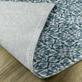 thumbnail image 5 of Ambesonne Vintage Place Mats Set of 4, Moroccan Tile Floral Shapes, Standard Size, Reseda Green Grey Blue, 5 of 6