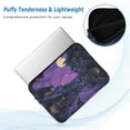 thumbnail image 2 of FORMRS 15"-15.6" Laptop Sleeve Protective Case Soft Carrying Quilted Computer Bag Cover, Purple Street, 2 of 7