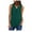 Green, variant on Lolmot Business Casual Clothes for Women Plus Size Tank Tops Summer Solid Color Zip Front V Neck Sleeveless Shirts Loose Fit Tunic Tops