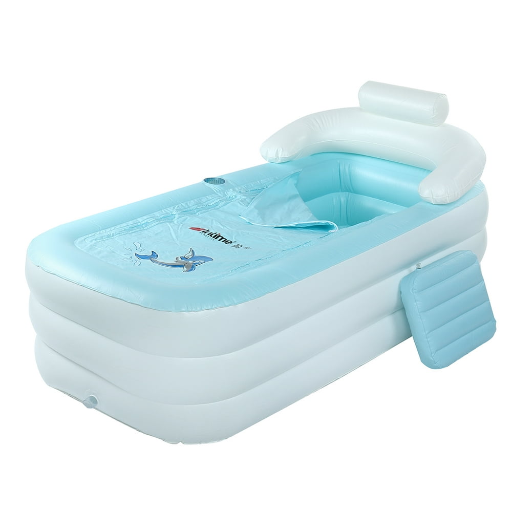 63x33x25" Portable Bathtub for Adults, Freestanding Foldable Bathtub