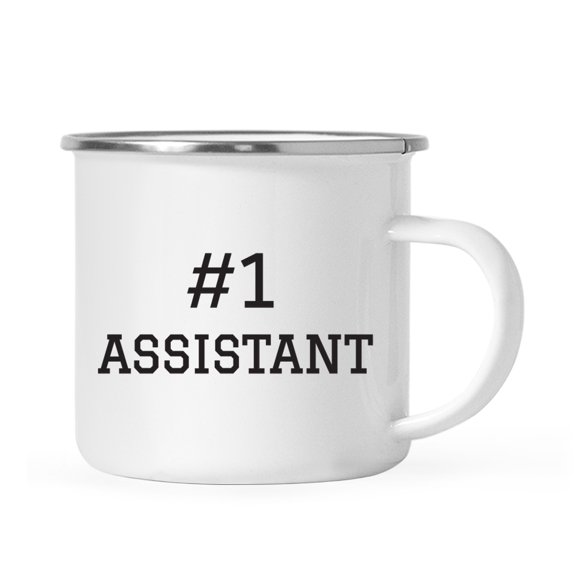 Koyal Wholesale Stainless Steel Campfire Coffee Mug Thank You Gift, #1 Assistant