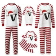 thumbnail image 2 of Gvdentm Family Christmas Pjs Matching Sets Christmas Matching Sets Couples Christmas Tree Print Family Pajamas Holiday Jammies for Family Dad Mon Kids Baby, 2 of 5