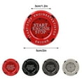 thumbnail image 3 of Alloy Engine Start Stop Button Cover for Car or Motorcycle, Rotating Ignition Protection, Scratch-Resistant Decorative Trim Fits Most Vehicles, 3 of 9