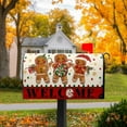thumbnail image 6 of Gingerbread Man Mailbox Covers Merry Christmas Mailbox Wraps Magnetic Standard Size 21x18 inch Welcome Mail Box Cover Outdoor Decor for Garden, 6 of 6