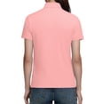 thumbnail image 4 of Shirt for Women V Neck Short Sleeve Loungewear Fashion Slim Fit Solid Pattern Soft Lightweight Breathable Essential Basic Casual Summer Top, 4 of 6