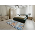 thumbnail image 4 of Ahgly Company Indoor Square Mid-Century Modern Granite Gray Oriental Area Rugs, 5' Square, 4 of 6