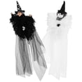thumbnail image 1 of 2 pcs Halloween Fabric Ghosts Halloween Hanging Ghost Props for Outdoor Decorations, 1 of 9