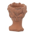 thumbnail image 6 of Zateety D6x9" Visage Head Bust Planter, Brown, 6 of 9