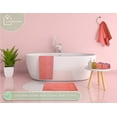 thumbnail image 4 of Bella Vista Bath Towels 2 Pc Set With Free 4 Washcloths- Plush, Soft and Absorbent, Pack of 2 Towels- 27 x 54 Inches- Virgin Ring Spun Cotton. By Cotton Homes (Set Of 2 Piece Bath Towels, Coral Pink), 4 of 9