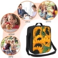 thumbnail image 5 of Defioc Sunflowers 7 Print Lunch Box for Men & Women, Insulated Lunch Bag Thickened Thermal Leakproof Lunch Tote Bag for Adult Office Travel Picnic, 5 of 8