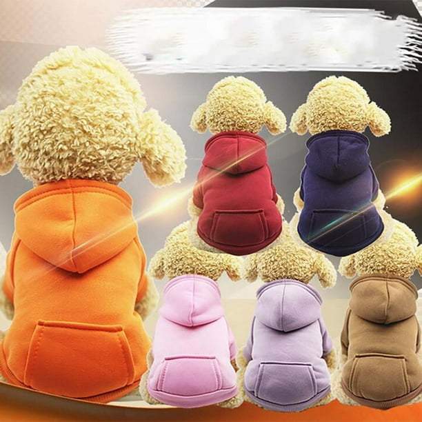 onlyliua Buscador de Regalos Sudadera con Capucha de Poliéster y Bolsillo Ropa para Perros Ropa para Mascotas
