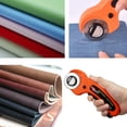 thumbnail image 2 of Rotary Cutter - Fabric Scissors - Rotary Blade - 5x Circular Blades - Fabric Cutter - Ergonomic Design - With Safety Lock, 2 of 3