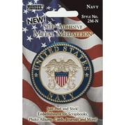 Pioneer Self-Adhesive Metal Military Medallion Navy