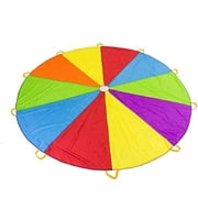 Play Platoon Parachute 10 Foot for Kids with 10 Handles Play Parachute - Multicolored Parachute