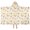 Rooster and Bud Pink Pattern, variant on Rooster and Text Cream Pattern Hooded Bath Towel Wrap for Teens Ages 3 To 12, Soft Lightweight Quick Dry Microfiber Bath Beach Pool, 50"x30"