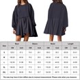 thumbnail image 2 of Vestido Vestido de dos piezas para mujer, vestido con cuello redondo, traje diario de retales con hombros caídos Kuymtek Azul marino T XL para Mujer, 2 of 5