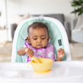 thumbnail image 4 of Baby Silicone First Feeding Set w/ Bowl  Lid & Spoon for Ages 4 months+ (Pineapple), 4 of 6