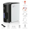 thumbnail image 2 of Air Purifier with filters 1-7 adjustable Flow ConcenTra Machine Clean 02 Black Generator Home Use, 2 of 9