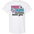 thumbnail image 3 of Inktastic Pink or Blue Grandma Loves You T-Shirt, 3 of 5