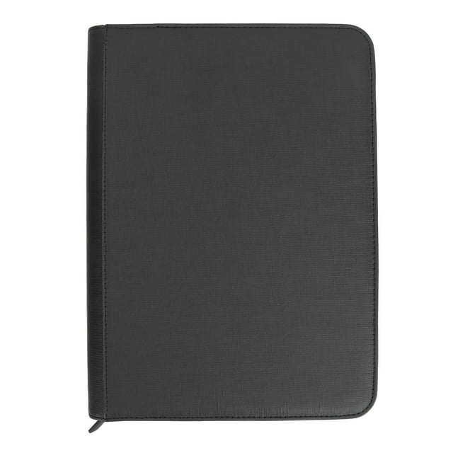 Black 360 Card Pocket Binder PU Cover Zipper 9 Pocket 20 Pages Cards Collection Album