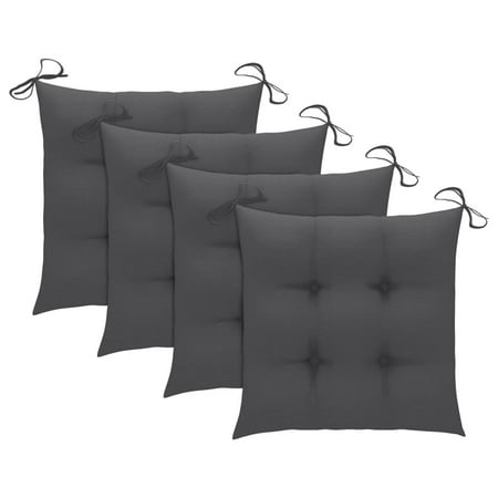 

Htovila Chair Cushions 4 pcs Anthracite 15.7 x15.7 x2.8 Fabric