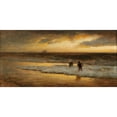 thumbnail image 3 of Albert Flamm 18x11 Black Modern Framed Museum Art Print Titled - Crab Fishermen on the Beach, 3 of 5