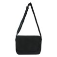 thumbnail image 2 of Bolso bandolera de lona Bolso bandolera con tapa de gran capacidad para adolescente negro Sywqhk Para Estrenar, 2 of 2