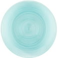 thumbnail image 4 of Combo Set 7" Dessert Plates and 10" inch Round Translucent Aqua Blue Plastic Plates with Gold Rim, Disposable China Like Party Plate, Heavy Duty Dinner Charger Plate, Salad, Wedding, Tableware (32), 4 of 7