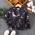 thumbnail image 2 of Vedolay Baby Girls Clothes Hooded Long Sleeve Zipper Warm Outerwears Black,5Y, 2 of 5