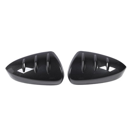 Riousery Carbon Fiber Style Side Mirror Cap Protective Exterior Decoration Rearview Mirror Cover for Yaris Cross XP210 2023 2024 Pair Replacement Shell 14.17 inches / 36 cm