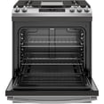 thumbnail image 4 of GE 30 inch Slide-In Front Control Gas Range Oven Bundle with Premium 3 YR CPS Enhanced Protection Pack, 4 of 11