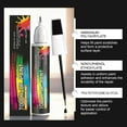 thumbnail image 2 of 12ml Black Car Paint Touch-Up Pen - 2-in-1 Design for Covering Car Body Paint Scratches, Easy to Use, Auto Paint Repair Tool, Essential Vehicle Care Accessory, 0.78*4.64in, Multicolour, 2 of 9