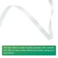 thumbnail image 3 of Uxcell Satin Ribbon, Double Face Polyester Satin Ribbon for Gift Wrapping, Bouquet White, 3 of 7